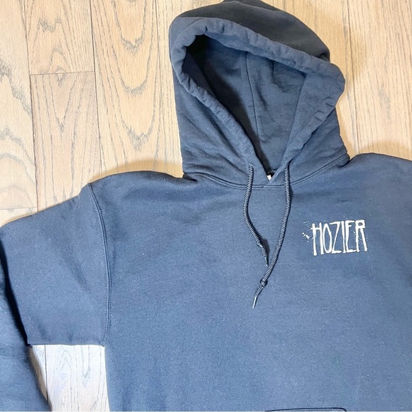Hozier 2023 Tour Simple Living Things Black Hoodie Size Medium Unisex - Picture 3 of 10